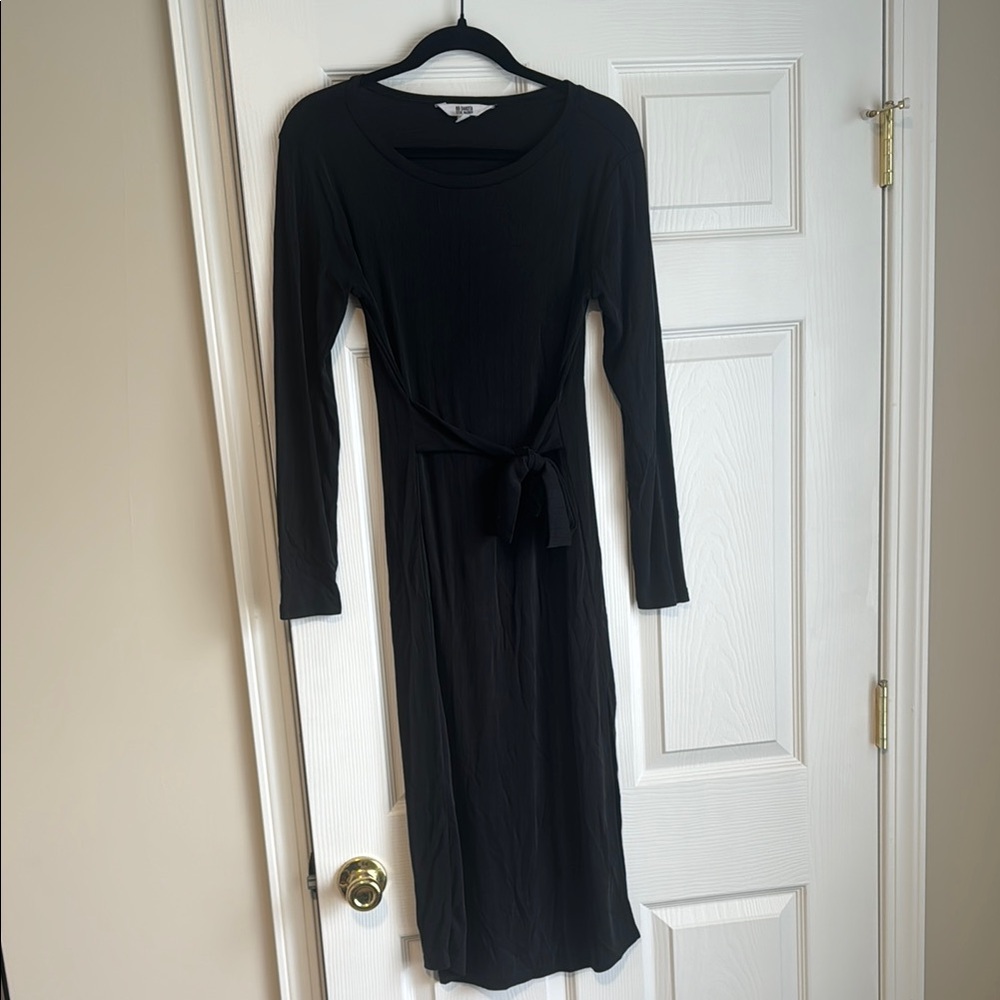 Steve Madden Black Long Sleeve Dress